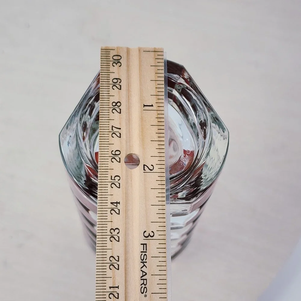 Vtg Luminarc Glass Vase 6.5